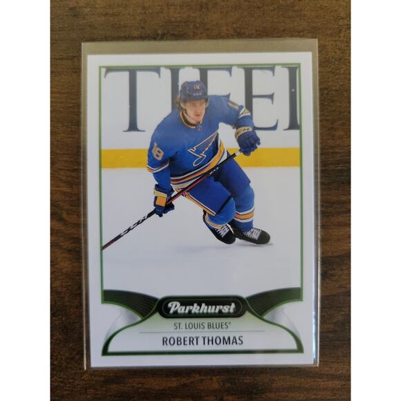 Robert Thomas 2021-2022 Parkhurst #212 - St. Louis Blues - NHL - fresh pull - Picture 1 of 2